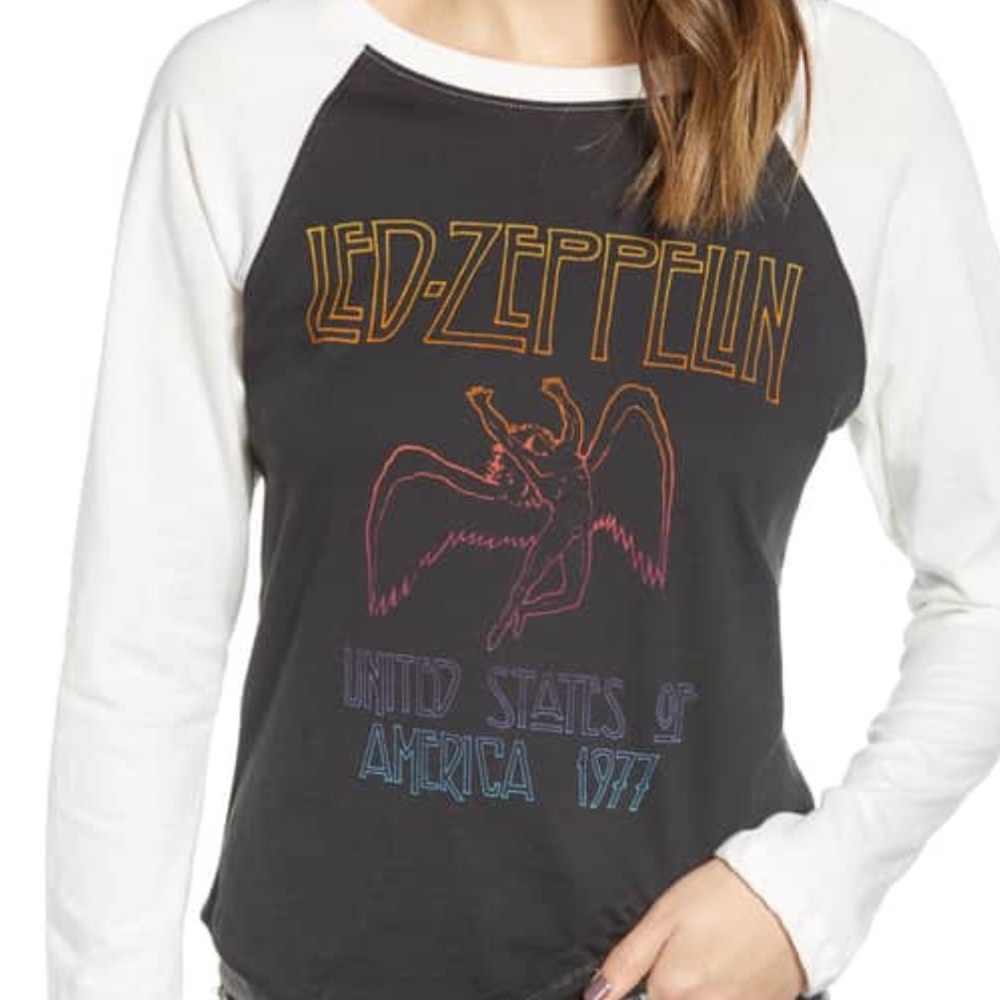 Led Zeppelin Raglan Tee